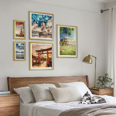Conjunto de cuadros decorativos Iconos de la arquitectura mundial