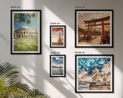 Conjunto de cuadros decorativos Iconos de la arquitectura mundial