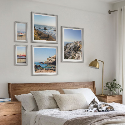 Pared galería de arte Las playas del pueblo y sus encantadoras vistas.