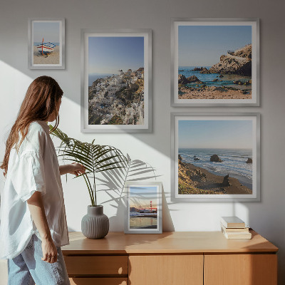 Pared galería de arte Las playas del pueblo y sus encantadoras vistas.
