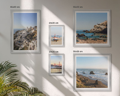 Pared galería de arte Las playas del pueblo y sus encantadoras vistas.