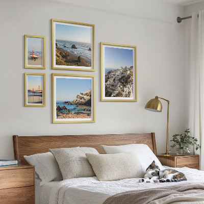 Pared galería de arte Las playas del pueblo y sus encantadoras vistas.