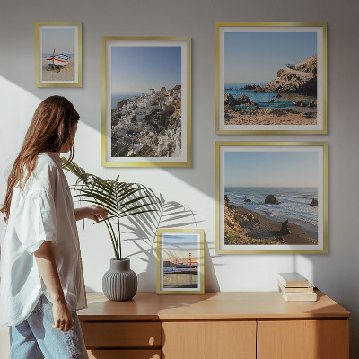 Pared galería de arte Las playas del pueblo y sus encantadoras vistas.