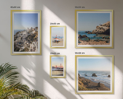 Pared galería de arte Las playas del pueblo y sus encantadoras vistas.