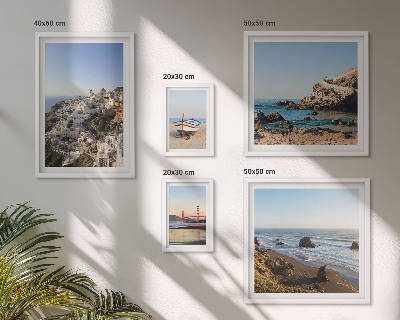Pared galería de arte Las playas del pueblo y sus encantadoras vistas.