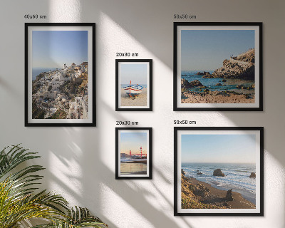 Pared galería de arte Las playas del pueblo y sus encantadoras vistas.