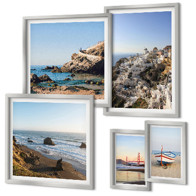 Pared galería de arte Las playas del pueblo y sus encantadoras vistas.
