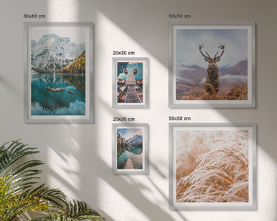 Conjunto de cuadros decorativos Paisajes de montaña y la belleza de la naturaleza.