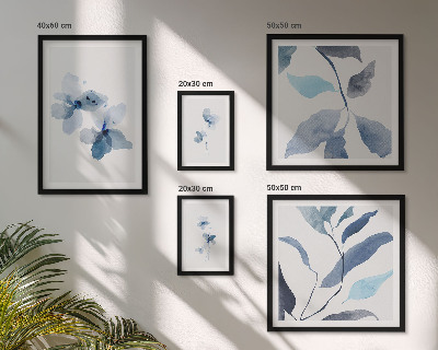 Conjunto de cuadros decorativos Elegantes flores de acuarela