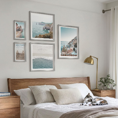 Pared galería de arte Paisajes de un pueblo costero