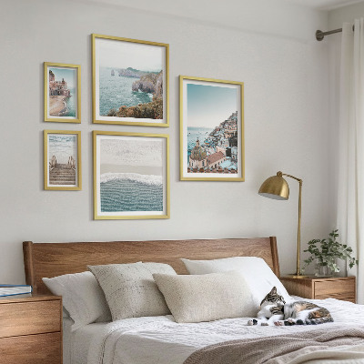 Pared galería de arte Paisajes de un pueblo costero