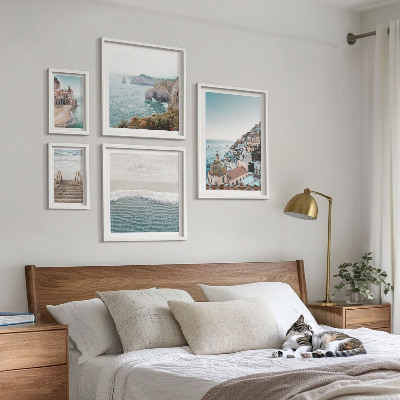 Pared galería de arte Paisajes de un pueblo costero