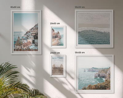Pared galería de arte Paisajes de un pueblo costero