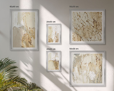 Pared galería de arte Texturas modernas abstractas