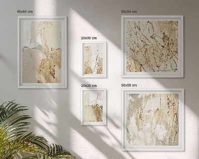 Pared galería de arte Texturas modernas abstractas