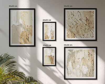 Pared galería de arte Texturas modernas abstractas