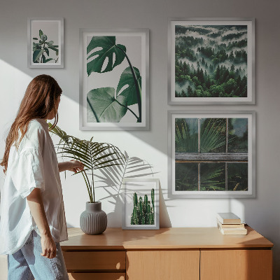 Pared galería de arte Plantas inspiradoras de los trópicos