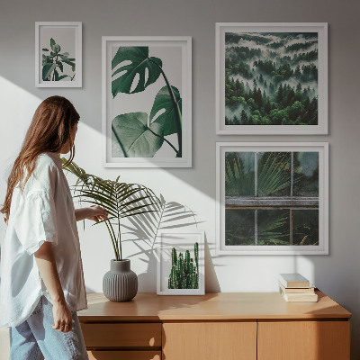 Pared galería de arte Plantas inspiradoras de los trópicos