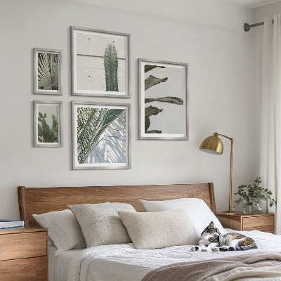 Pared galería de arte Detalles modernos de plantas