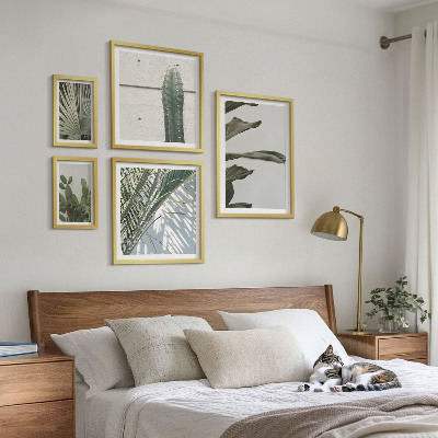 Pared galería de arte Detalles modernos de plantas