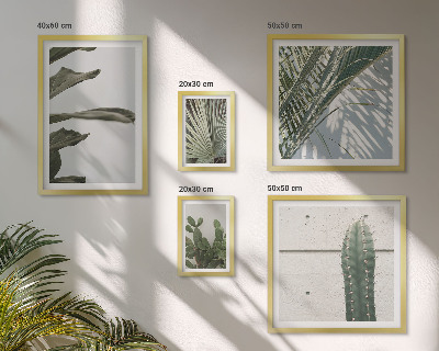 Pared galería de arte Detalles modernos de plantas