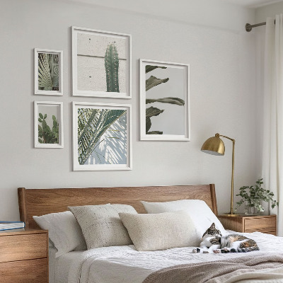 Pared galería de arte Detalles modernos de plantas