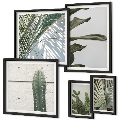 Pared galería de arte Detalles modernos de plantas