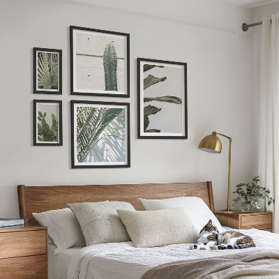 Pared galería de arte Detalles modernos de plantas