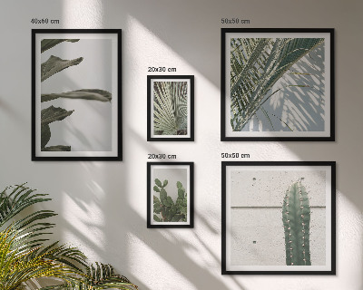 Pared galería de arte Detalles modernos de plantas