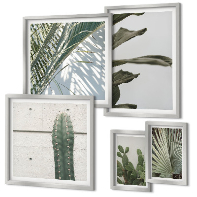 Pared galería de arte Detalles modernos de plantas