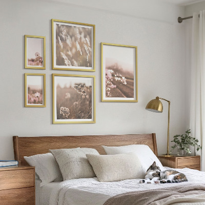 Pared galería de arte Motivos florales de delicada naturaleza