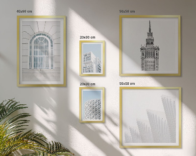 Set de 5 cuadros para salón Arquitectura moderna minimalista