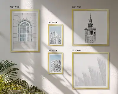 Set de 5 cuadros de arquitectura moderna minimalista decoración para salón
