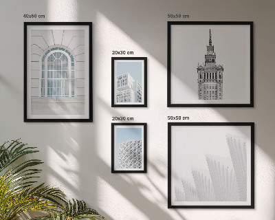 Set de 5 cuadros para salón Arquitectura moderna minimalista