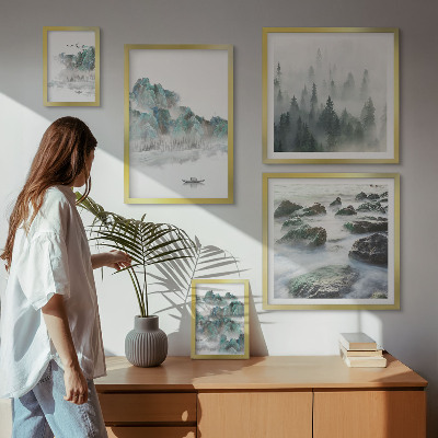 Pared galería de arte Paisajes tranquilos con agua