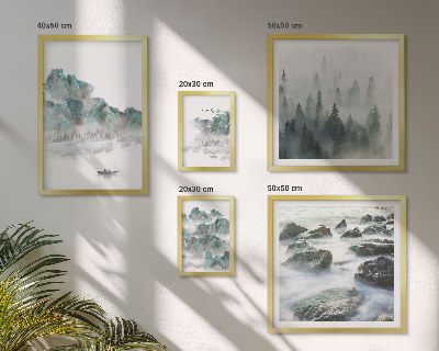 Pared galería de arte Paisajes tranquilos con agua