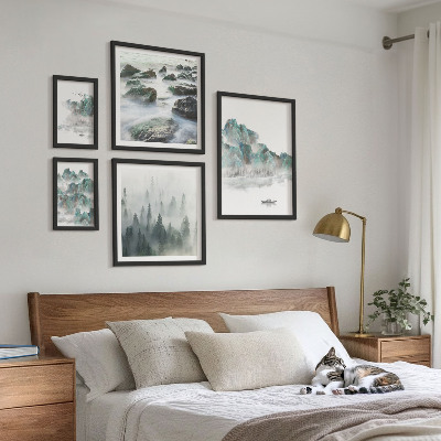 Pared galería de arte Paisajes tranquilos con agua