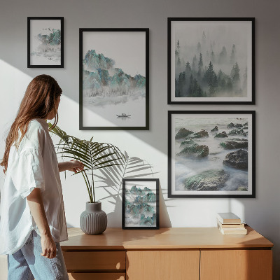 Pared galería de arte Paisajes tranquilos con agua