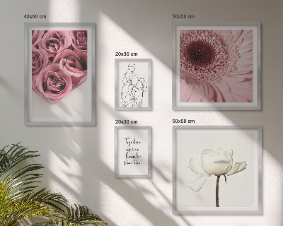 Pared galería de arte Inspiraciones bohemias florales