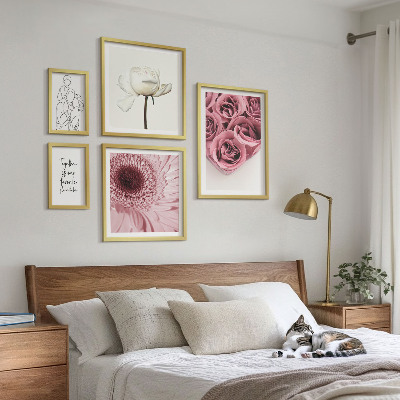 Pared galería de arte Inspiraciones bohemias florales