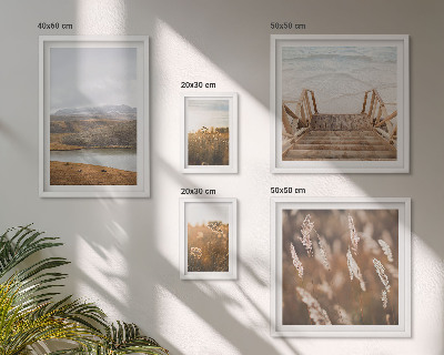 Pared galería de arte Paisajes naturales del campo del lago