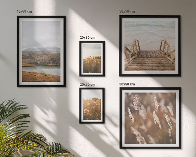Pared galería de arte Paisajes naturales del campo del lago