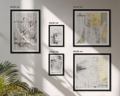 Conjunto de cuadros decorativos Patrones neutros abstractos