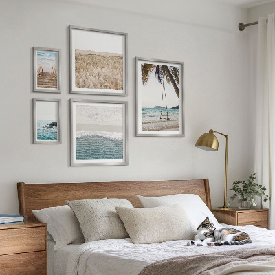 Conjunto de cuadros decorativos Vistas relajantes al mar