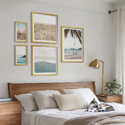 Conjunto de cuadros decorativos Vistas relajantes al mar
