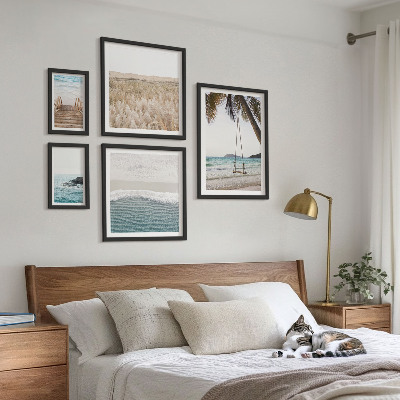 Conjunto de cuadros decorativos Vistas relajantes al mar