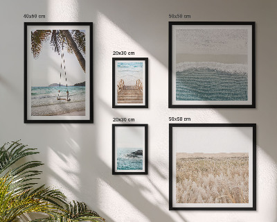 Conjunto de cuadros decorativos Vistas relajantes al mar