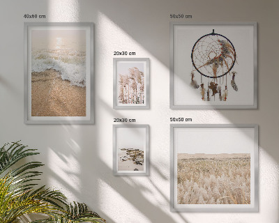 Pared galería de arte Paisajes de playa naturales