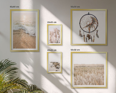 Pared galería de arte Paisajes de playa naturales