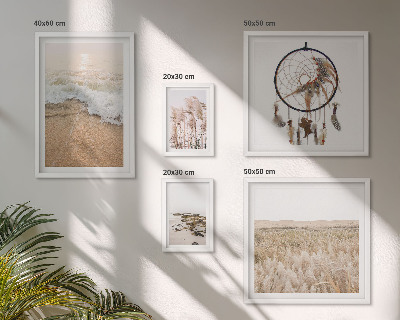 Pared galería de arte Paisajes de playa naturales